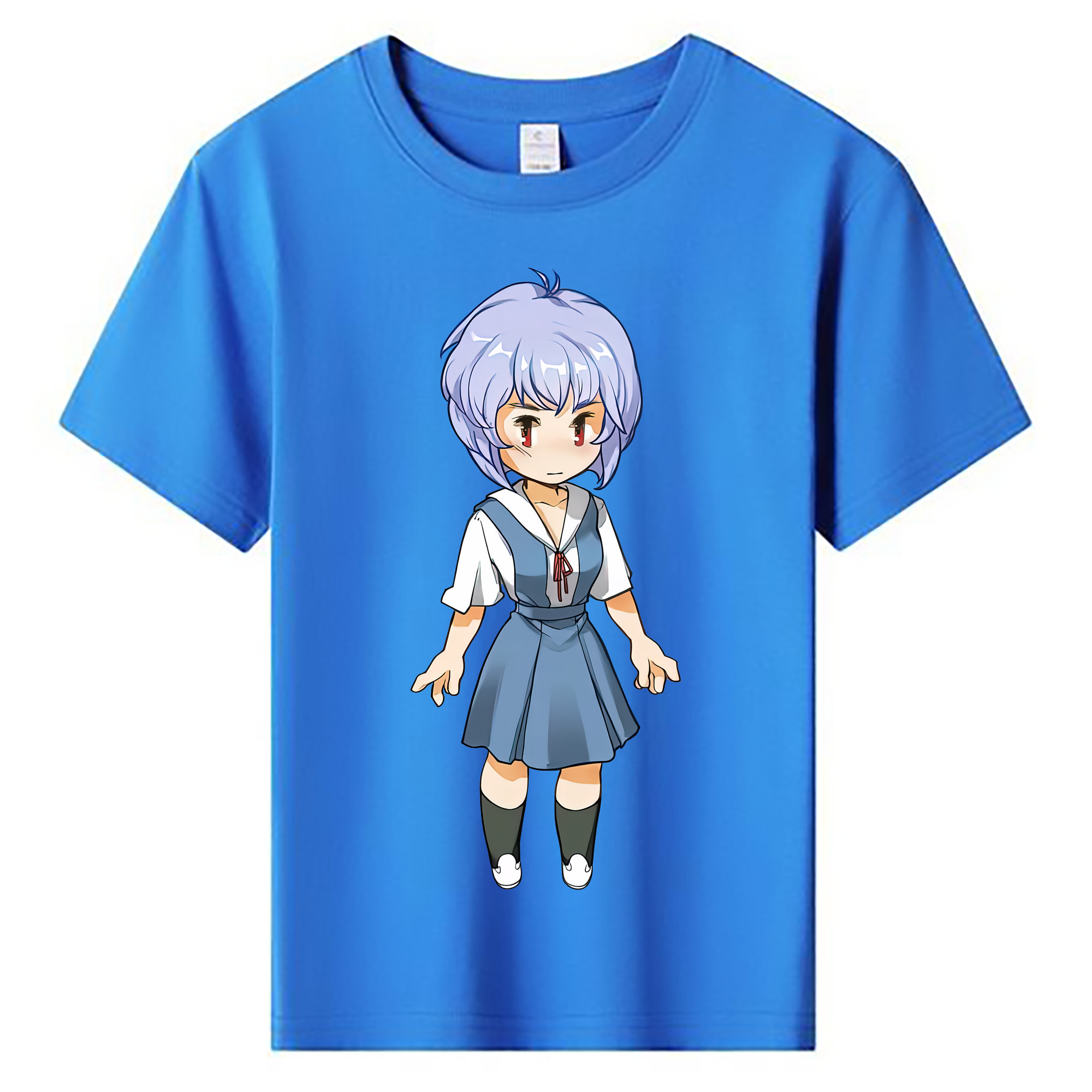 （画像用） EVA 新世紀エヴァンゲリオン 綿100％キッズTシャツ（フロントプリント）